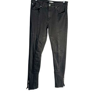 Sandro Paris Ankle Zip Mid Rise Slim Fit Jeans Sz 40 (28)